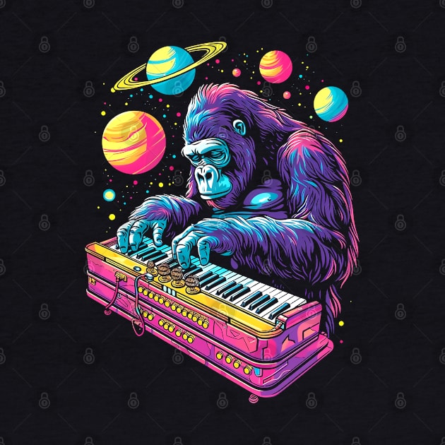 Galactic Gorilla Organist by AriWiguna